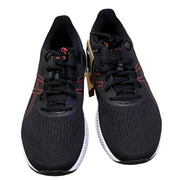 NWT Asics Gel-Excite 8 Running Shoes Mens Size 12.5 Black, Electric Red Wide 4E - Picture 3 of 12